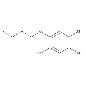 4-Bromo-5-butoxybenzene-1,2-diamine Structure