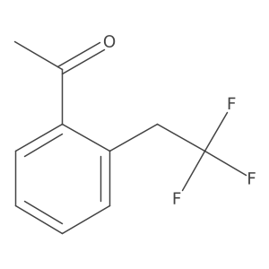 1-[2-(2,2,2-Trifluoroethyl)phenyl]ethanone Structure
