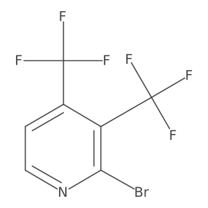 3,4-Bis(trifluoromethyl)-2-bromopyridine Structure