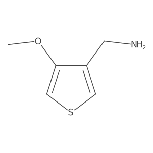 [(4-Methoxy-3-thienyl)methyl]amine结构式
