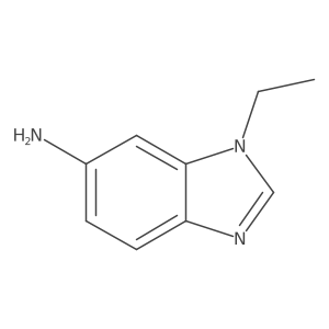 1-ethyl-1H-1,3-benzodiazol-6-amine结构式