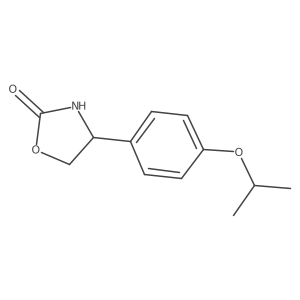 4-[4-(Propan-2-yloxy)phenyl]-1,3-oxazolidin-2-one Structure