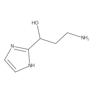 3-amino-1-(1H-imidazol-2-yl)propan-1-ol结构式