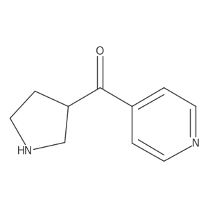 4-(Pyrrolidine-3-carbonyl)pyridine Structure