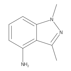 1,3-dimethyl-1H-indazol-4-amine结构式