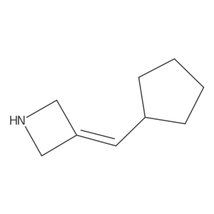3-(Cyclopentylmethylidene)azetidine结构式