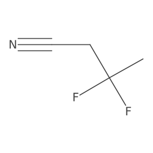 3,3-Difluorobutanenitrile Structure