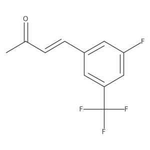 4-[3-Fluoro-5-(trifluoromethyl)phenyl]but-3-en-2-one Structure