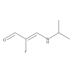 (Z)-2-fluoro-3-(isopropylamino)-acrylaldehyde Structure