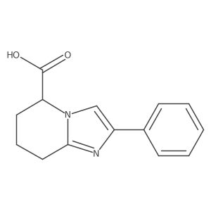 2-Phenyl-5,6,7,8-tetrahydroimidazo[1,2-a]pyridine-5-carboxylic acid Structure