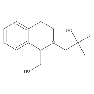 1-[1-(hydroxymethyl)-3,4-dihydro-1H-isoquinolin-2-yl]-2-methylpropan-2-ol Structure