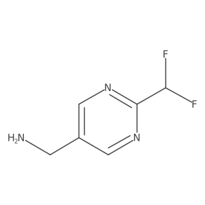 [2-(Difluoromethyl)pyrimidin-5-yl]methanamine Structure