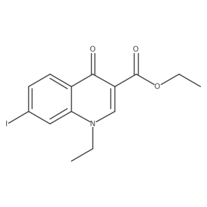 Ethyl 1-ethyl-7-iodo-4-oxo-1,4-dihydro-quinoline-3-carboxylate Structure