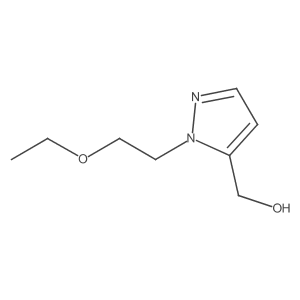 (1-(2-Ethoxyethyl)-1H-pyrazol-5-yl)methanol Structure