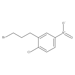 1-(3-Bromopropyl)-2-chloro-5-nitrobenzene结构式