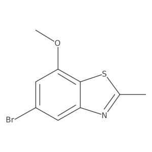 5-Bromo-7-methoxy-2-methylbenzothiazole Structure