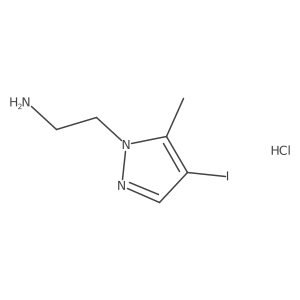 2-(4-Iodo-5-methyl-1H-pyrazol-1-yl)ethanamine Structure
