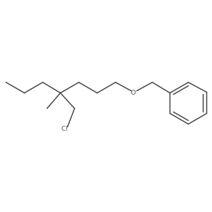 ({[4-(Chloromethyl)-4-methylheptyl]oxy}methyl)benzene Structure