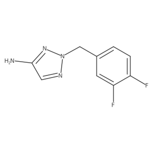 2-[(3,4-difluorophenyl)methyl]-2H-1,2,3-triazol-4-amine Structure