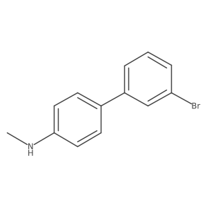 4-(3-bromophenyl)-N-methylaniline Structure
