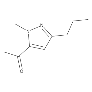 1-(1-Methyl-3-propyl-1H-pyrazol-5-yl)ethan-1-one Structure