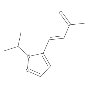 4-[1-(propan-2-yl)-1H-pyrazol-5-yl]but-3-en-2-one Structure