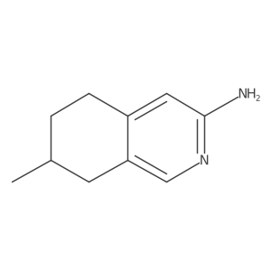 7-Methyl-5,6,7,8-tetrahydroisoquinolin-3-amine Structure