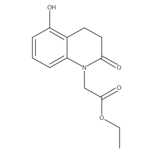 Ethyl 2-(5-(benzyloxy)-2-oxo-3,4-dihydroquinolin-1(2h)-yl)acetate结构式