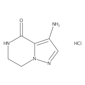 3-Amino-6,7-dihydropyrazolo[1,5-a]pyrazin-4(5H)-one hydrochloride Structure