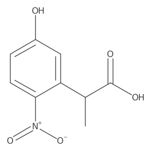 2-(5-Hydroxy-2-nitrophenyl)propanoic acid结构式