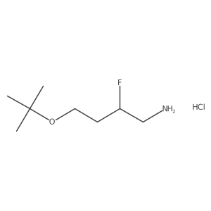 4-(Tert-butoxy)-2-fluorobutan-1-amine hydrochloride Structure