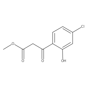 Methyl 3-(4-chloro-2-hydroxyphenyl)-3-oxopropanoate结构式