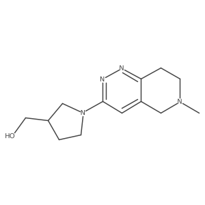 (1-{6-methyl-5H,6H,7H,8H-pyrido[4,3-c]pyridazin-3-yl}pyrrolidin-3-yl)methanol Structure