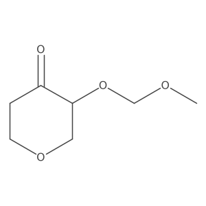 3-(Methoxymethoxy)oxan-4-one结构式