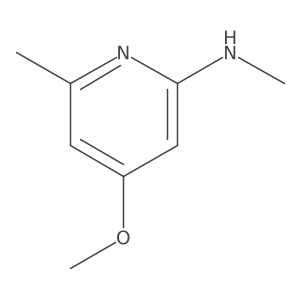 4-methoxy-N,6-dimethylpyridin-2-amine结构式