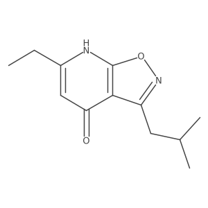 6-Ethyl-3-(2-methylpropyl)-[1,2]oxazolo[5,4-b]pyridin-4-ol Structure