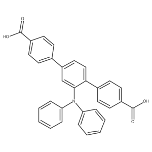 2'-(Diphenylamino)-[1,1':4',1''-terphenyl]-4,4''-dicarboxylic acid Structure