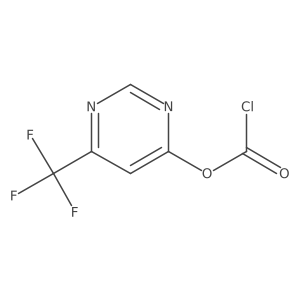 6-(Trifluoromethyl)pyrimidin-4-yl chloroformate结构式