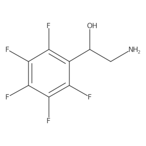 (1R)-2-amino-1-(pentafluorophenyl)ethan-1-ol Structure