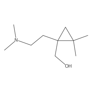 {1-[2-(Dimethylamino)ethyl]-2,2-dimethylcyclopropyl}methanol Structure