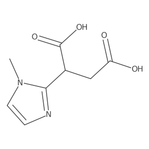 2-(1-methyl-1H-imidazol-2-yl)butanedioic acid Structure