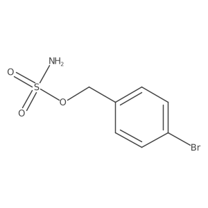 (4-Bromophenyl)methyl sulfamate Structure
