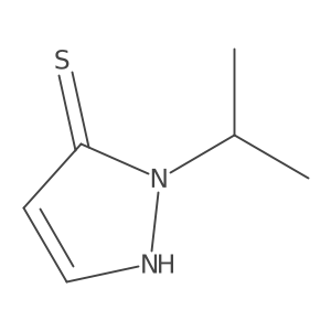 1-(propan-2-yl)-1H-pyrazole-5-thiol结构式