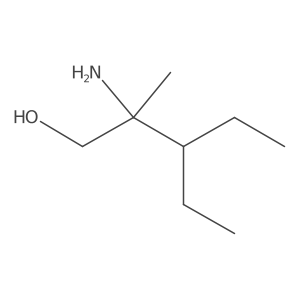 2-Amino-3-ethyl-2-methylpentan-1-ol结构式