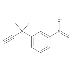 1-(2-Methylbut-3-yn-2-yl)-3-nitrobenzene Structure