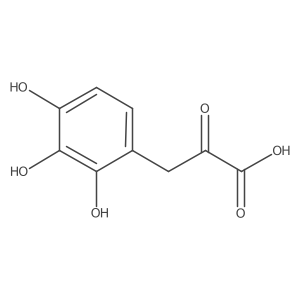2-Oxo-3-(2,3,4-trihydroxyphenyl)propanoic acid结构式