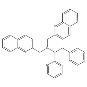 1,2-Dipyridin-2-yl-N,N-bis(quinolin-2-ylmethyl)ethanamine结构式