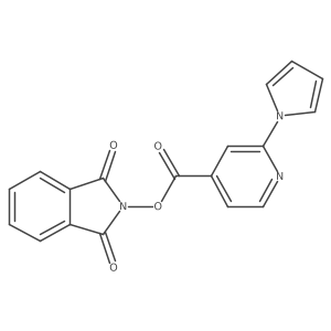 1,3-dioxo-2,3-dihydro-1H-isoindol-2-yl 2-(1H-pyrrol-1-yl)pyridine-4-carboxylate Structure