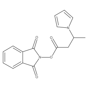 1,3-dioxo-2,3-dihydro-1H-isoindol-2-yl 3-(1H-pyrrol-1-yl)butanoate Structure