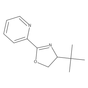 2-(2-Pyridyl)-4-tert-butyl-2-oxazoline结构式
